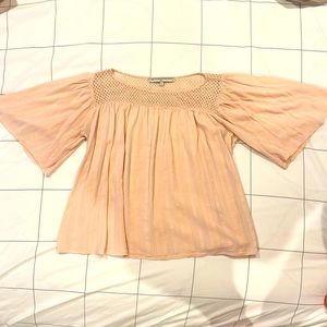 What Goes Around Comes Around boho blouse size small.